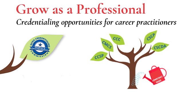  NCDA Credentialing Opportunities for Career Professionals 